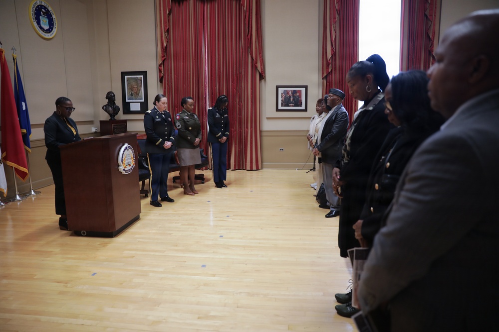 District of Columbia National Guard holds Promotion Ceremony for Master Sgt. Norrelle Combest