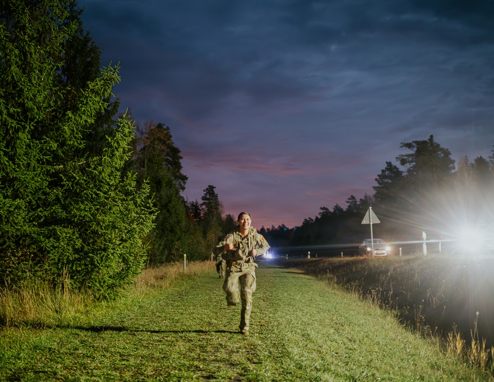 278th Armored Cavalry Regiment Facilitates Norwegian Foot March at Grafenwoehr