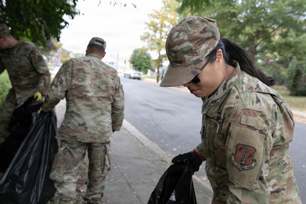 DC National Guard Beautification on Gainesville Street SE