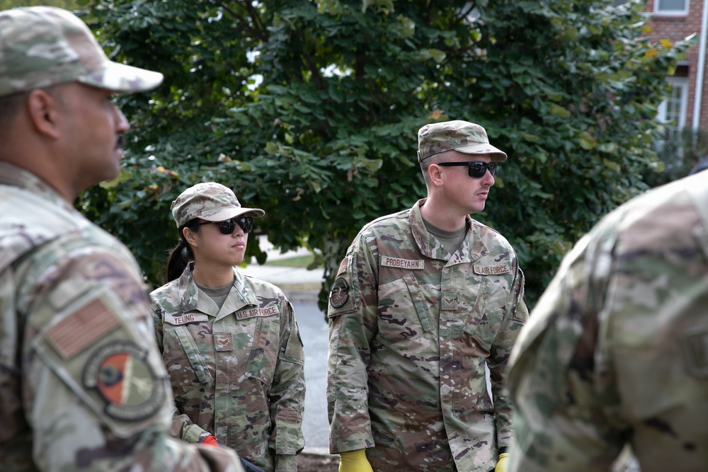 DC National Guard Beautification on Gainesville Street SE