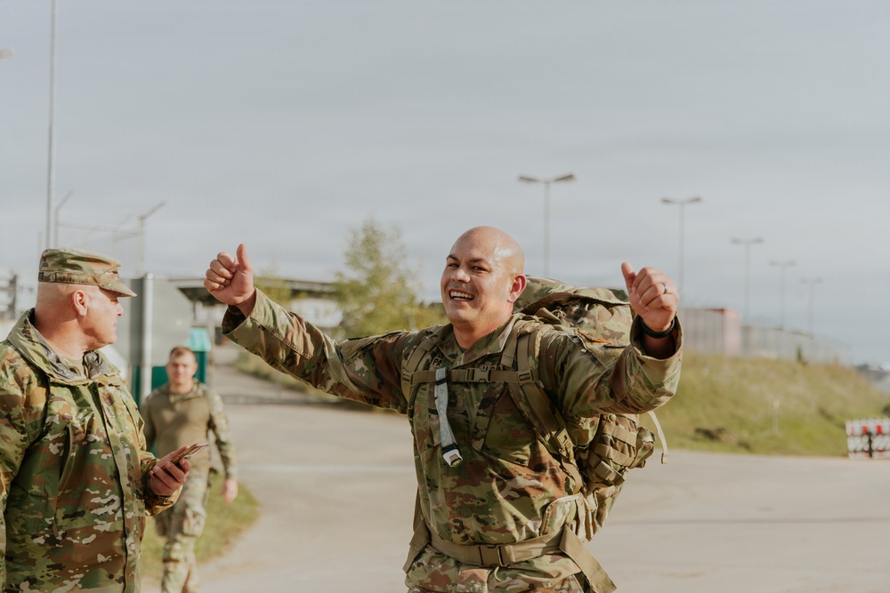 278th Armored Cavalry Regiment Facilitates Norwegian Foot March at Grafenwoehr