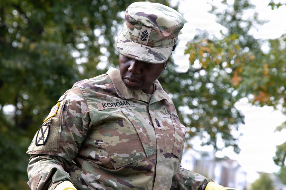 DC National Guard Beautification on Gainesville Street SE