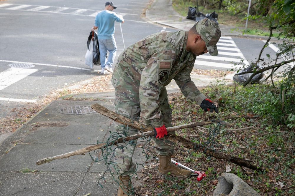 DC National Guard Beautification on Gainesville Street SE