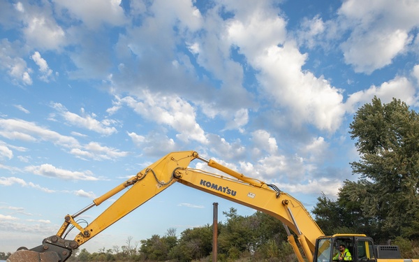 Missouri River bank revetment stabilization and repair, U.S. Army  Corps of Engineers, Omaha District