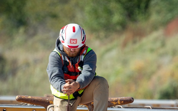 Missouri River bank revetment stabilization and repair, U.S. Army  Corps of Engineers, Omaha District