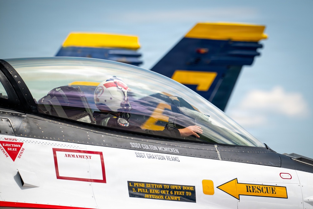 Home sweet home: Viper Demo Team performs at commander's home state