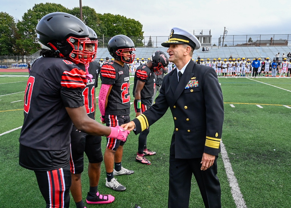 Navy Medicine Participates in Northeast vs George Washington High School Football Game Navy Medicine Participates in Northeast vs George Washington High School Football Game