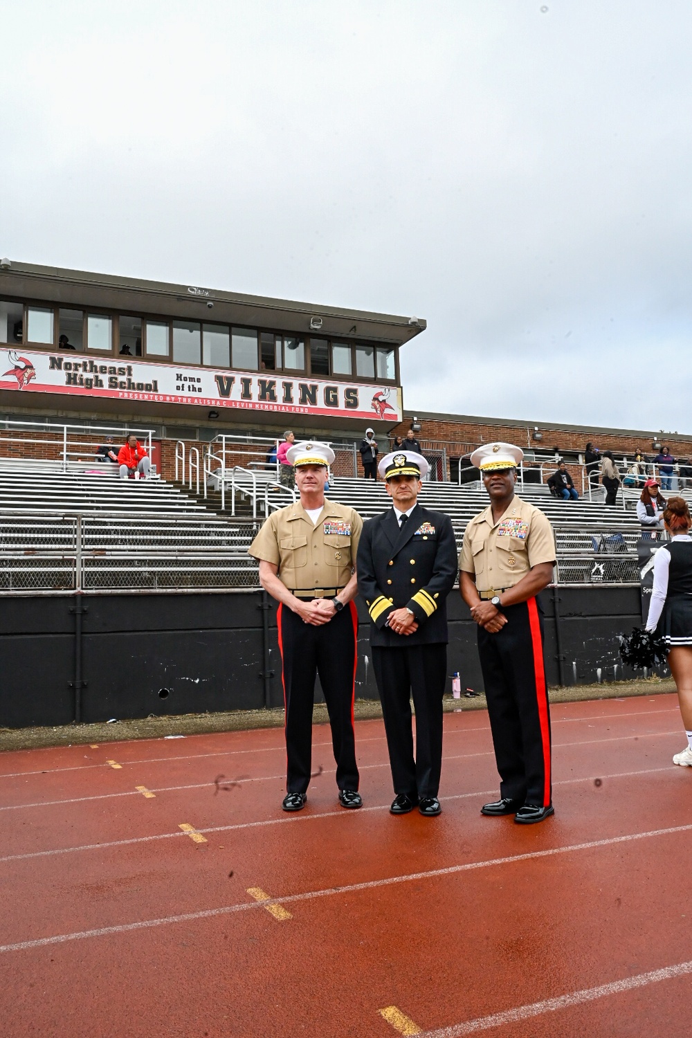 Navy Medicine Participates in Northeast vs George Washington High School Football Game Navy Medicine Participates in Northeast vs George Washington High School Football Game