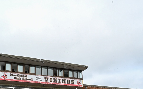Navy Medicine Participates in Northeast vs George Washington High School Football Game