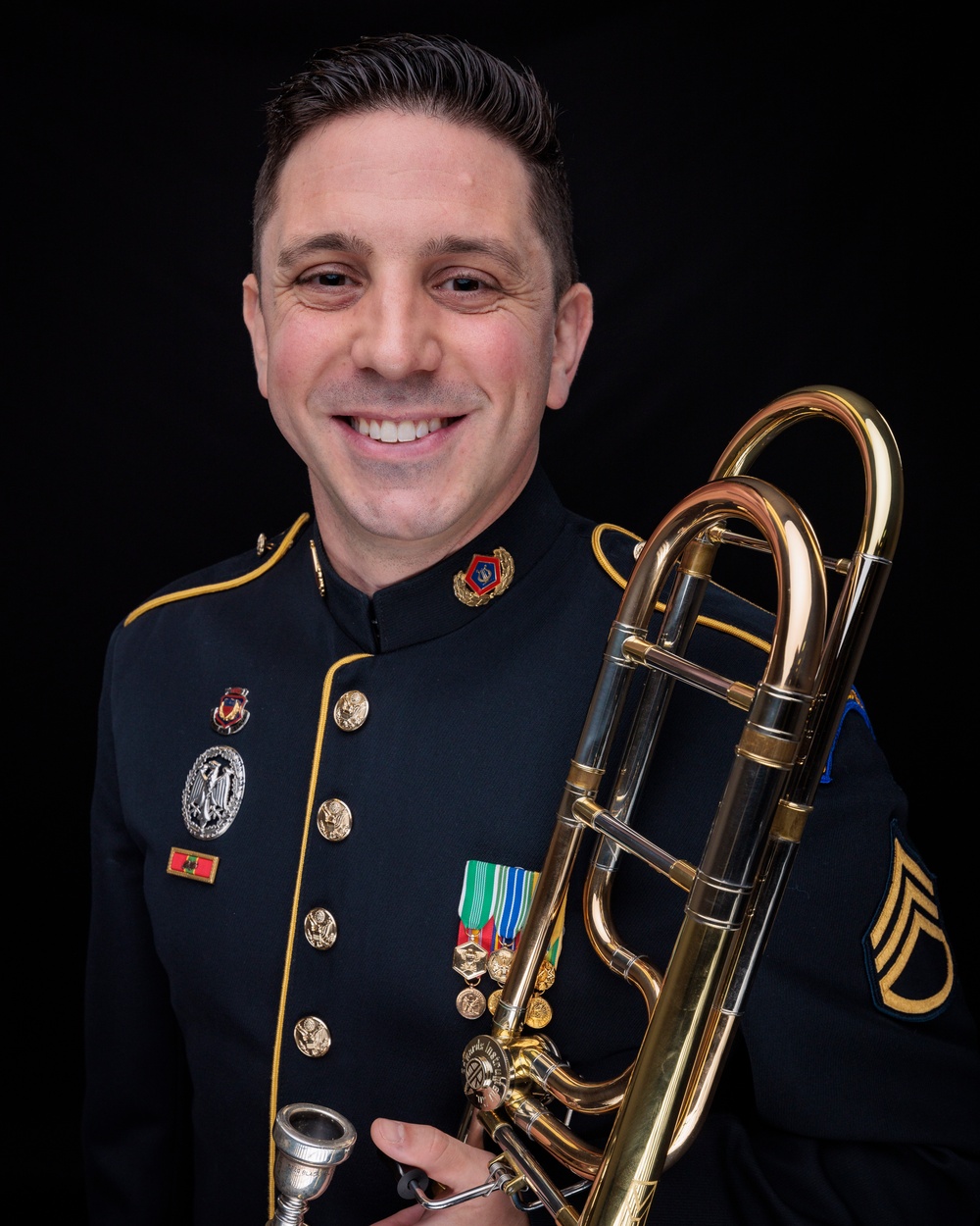 Staff Sgt. Anthony Colella - Trombone - U.S. Army Field Band Headshot Staff Sgt. Anthony Colella - Trombone - U.S. Army Field Band Headshot