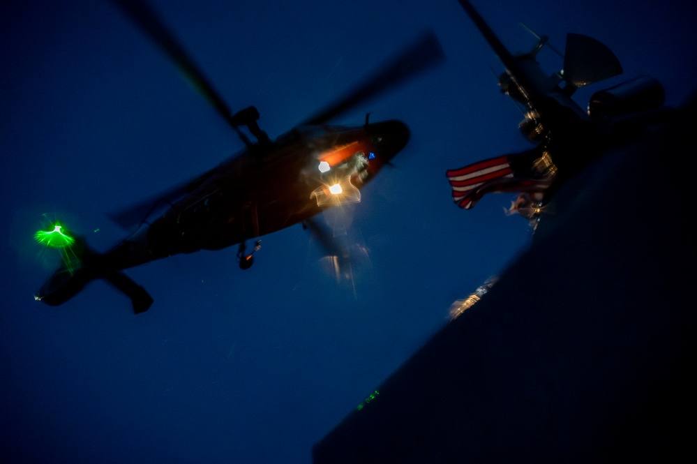 U.S. Coast Guard Conducts Low-Light Training at Charleston Harbor