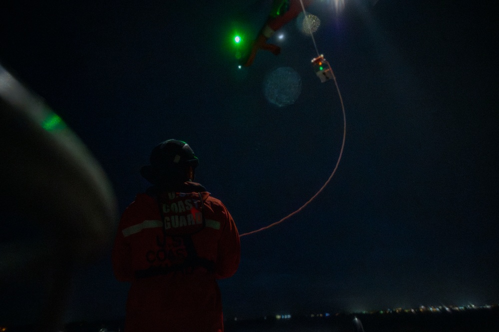 U.S. Coast Guard Conducts Low-Light Training at Charleston Harbor