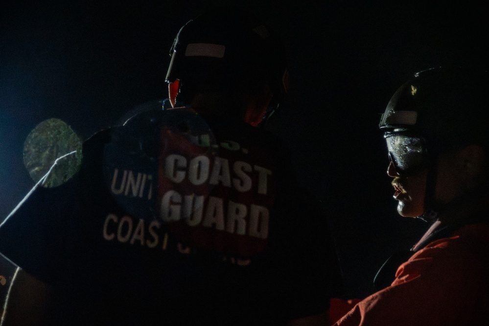U.S. Coast Guard Conducts Low-Light Training at Charleston Harbor