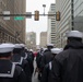 USS Arlington Marches in Navy 250 Parade