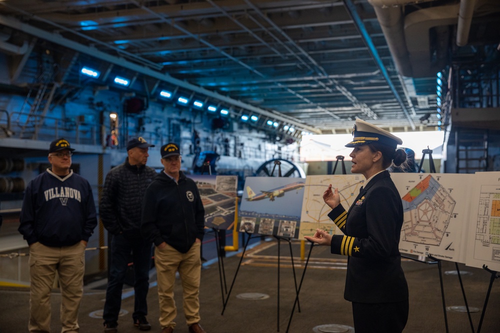 USS Arlington conducts tours during NMC 250