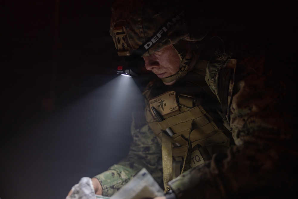 2nd Medical Battalion Hosts Tier IV Tactical Combat Casualty Care Culminating Event