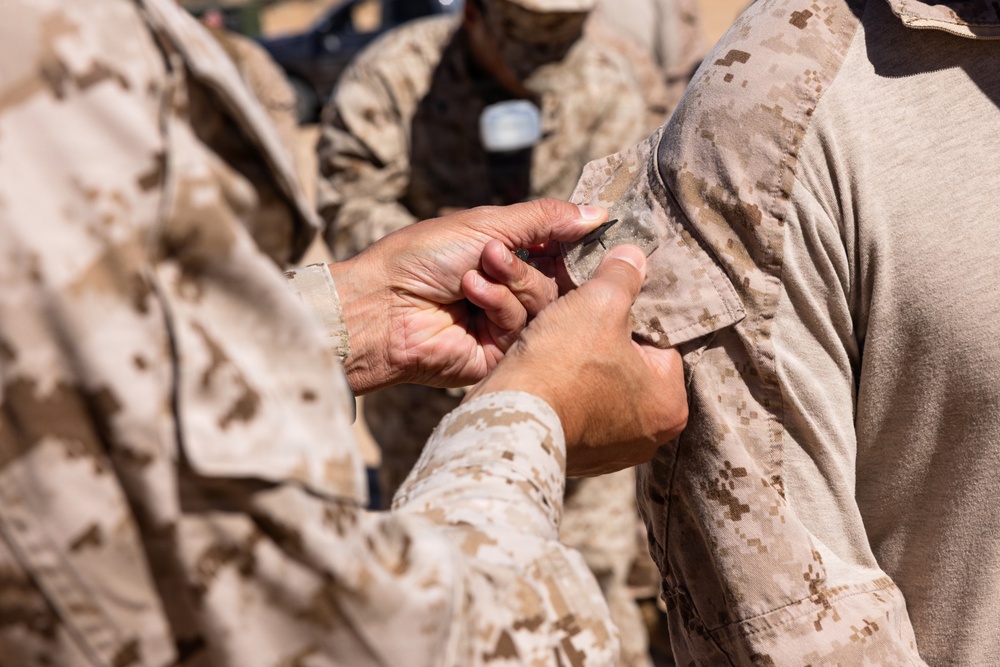 Marine Corps Commandant meritoriously promotes three JTF-SB Marines Marine Corps Commandant meritoriously promotes three JTF-SB Marines