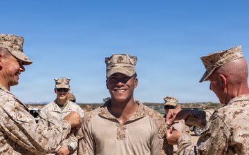 Commandant and Sergeant Major of the Marine Corps visit and recognize Marines supporting border security mission in Yuma