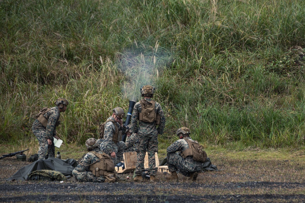 31st MEU | BLT 1/7 conducts Mortar Range