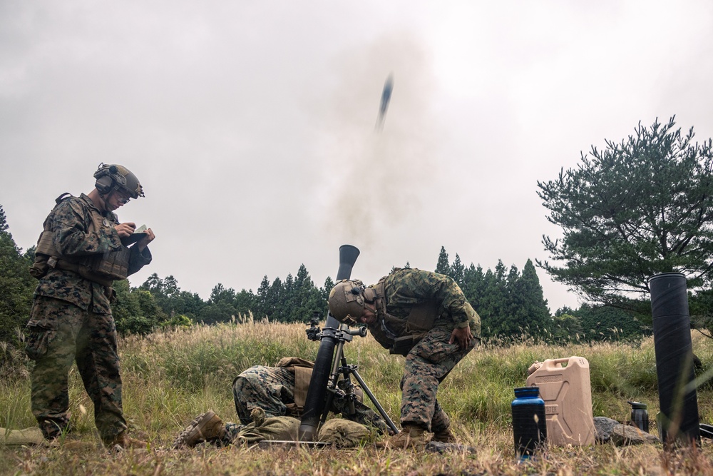 31st MEU | BLT 1/7 conducts Mortar Range