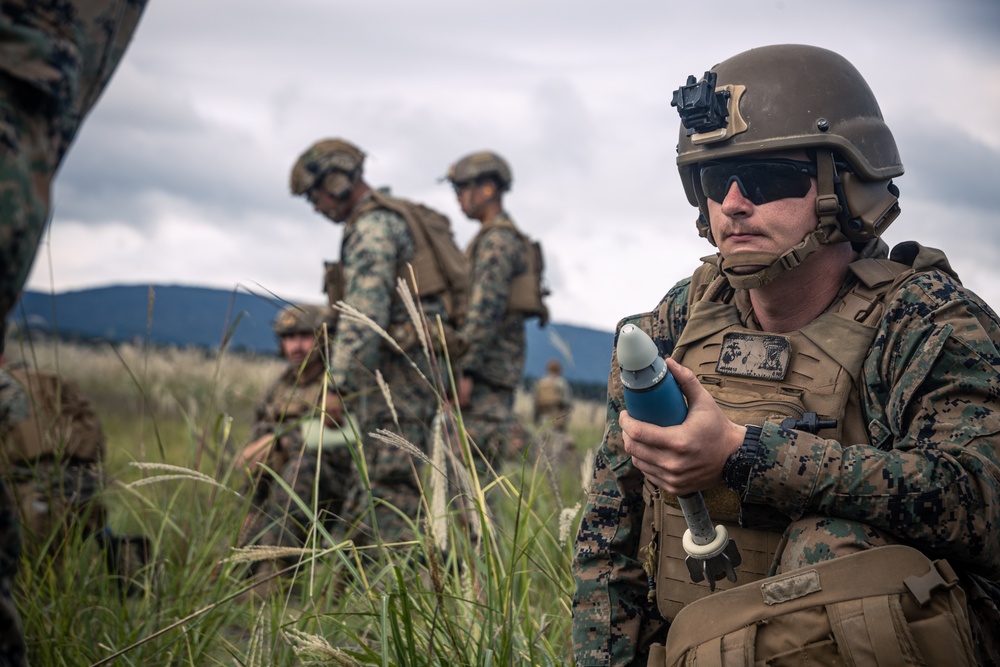 31st MEU | BLT 1/7 conducts Mortar Range
