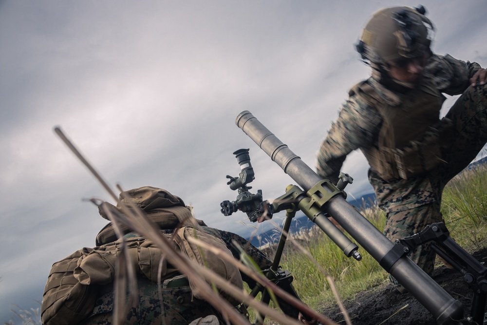 31st MEU | BLT 1/7 conducts Mortar Range