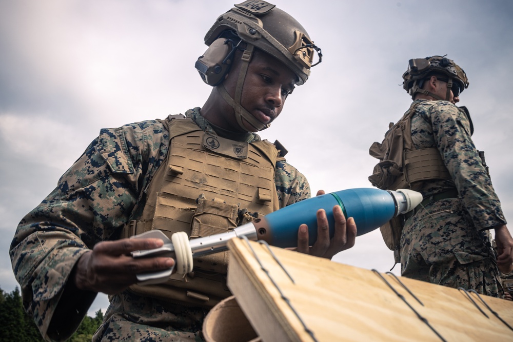 31st MEU | BLT 1/7 conducts Mortar Range