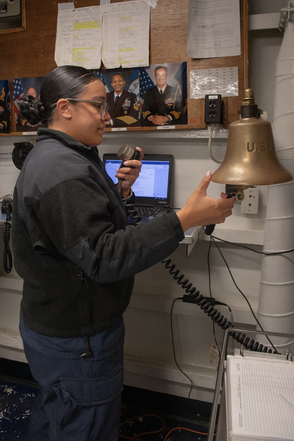 Reagan Sailors Stand Watch