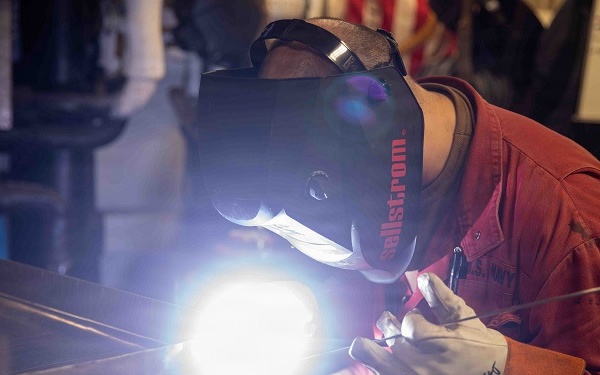 Welding aboard Fort Lauderdale