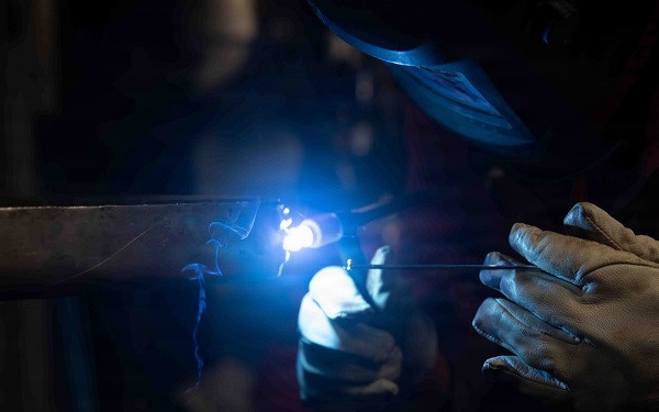 Welding aboard Fort Lauderdale