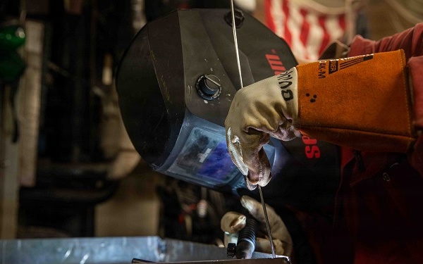 Welding aboard Fort Lauderdale