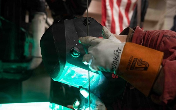 Welding aboard Fort Lauderdale