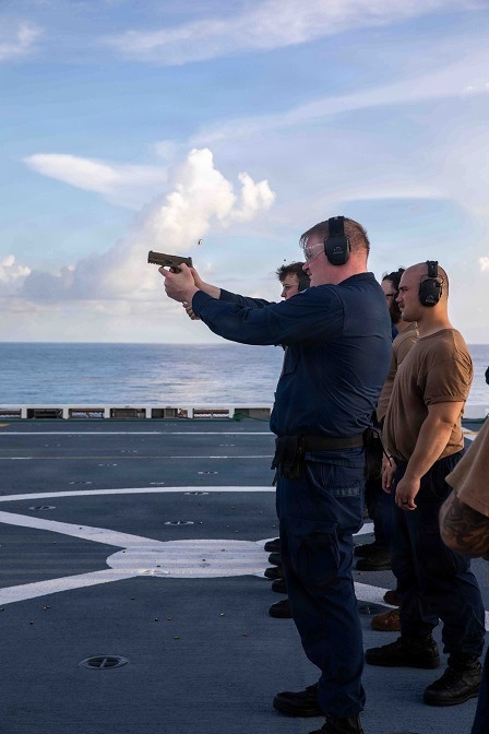 Live-Fire Exercise aboard Fort Lauderdale Live-Fire Exercise aboard Fort Lauderdale