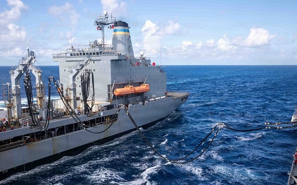 USS Fort Lauderdale Conducts a Fueling-at-Sea with USNS Joshua Humphreys