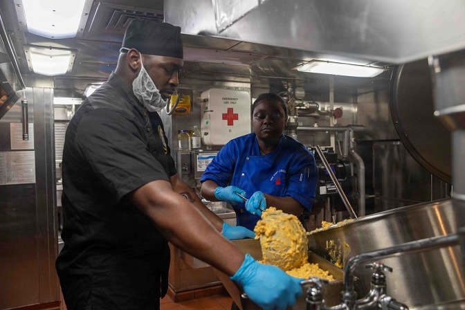 Culinary Specialist Aboard USS Fort Lauderdale Culinary Specialist Aboard USS Fort Lauderdale