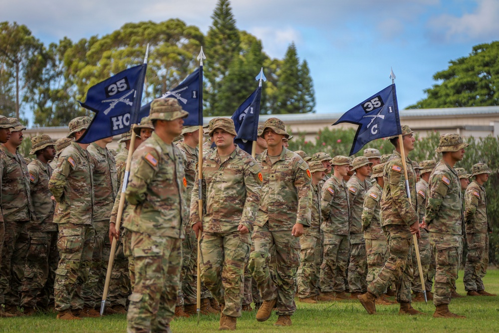 2-14 CAV Regt. Reflags to 1-35 INF Regt.