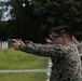 Okinawa Marines Participate in a Combat Marksmanship Coach Course Pistol Range