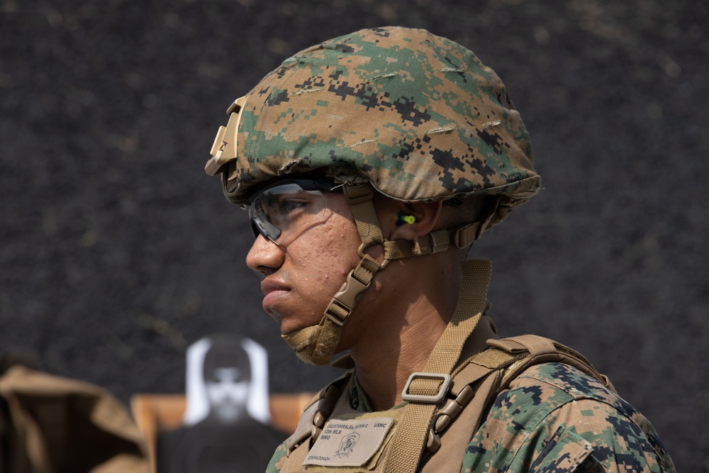 12th MLR Marines Refine Marksmanship Skills during a Rifle Range