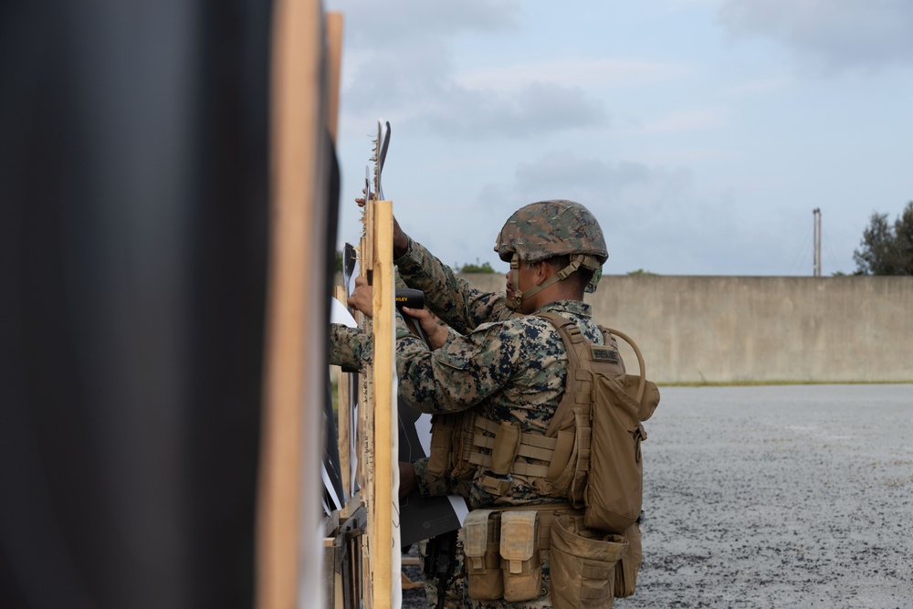 12th MLR Marines Refine Marksmanship Skills during a Rifle Range