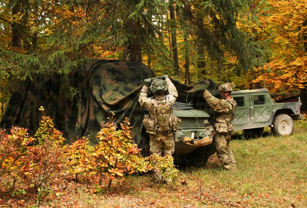 1-502IN, 2nd Brigade, 101st Airborne Conduct Defensive Security Operations