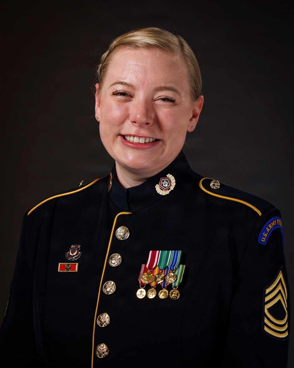 Master Sgt. Pamela Daniels - Producer - U.S. Army Field Band Headshot Master Sgt. Pamela Daniels - Producer - U.S. Army Field Band Headshot