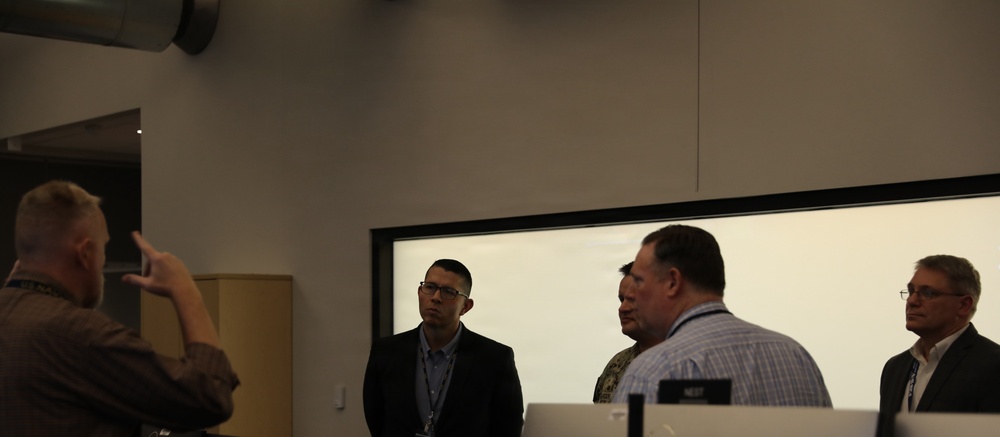 NSWC Corona CO and TD tour Chamberlain Hall/Hefti GLOC