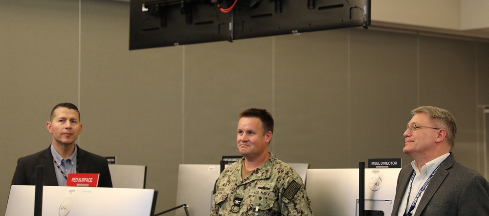 NSWC Corona CO and TD tour NSWC Corona Chamberlain Hall/Hefti GLOC