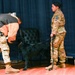 MWD Rudy and Torro retirement ceremony at Peterson SFB