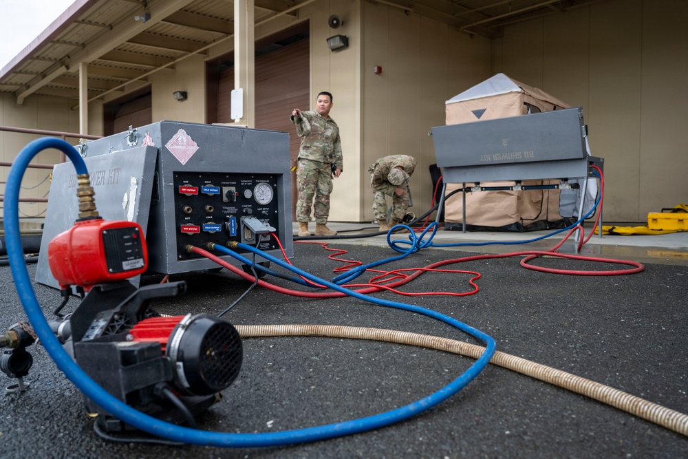 921st CRS teams up with 60th CES for hygiene pallet training 921st CRS teams up with 60th CES for hygiene pallet training