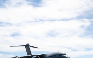C-17 arrival in Puerto Rico