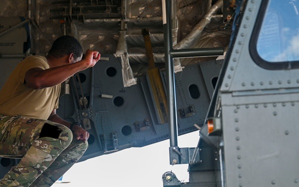 C-17 arrival in Puerto Rico