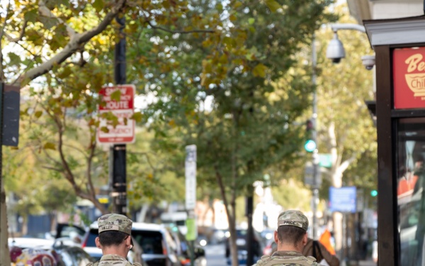 W.Va. National Guardsmen Patrol U Street Metro Station in Washington D.C.