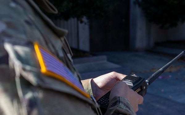 W.Va. National Guardsmen Patrol U Street Metro Station in Washington D.C.