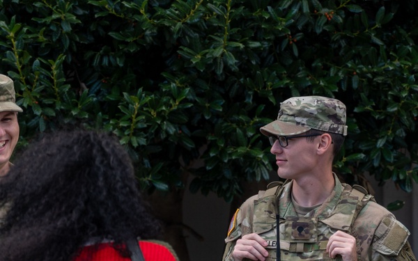 W.Va. National Guardsmen Patrol U Street Metro Station in Washington D.C.